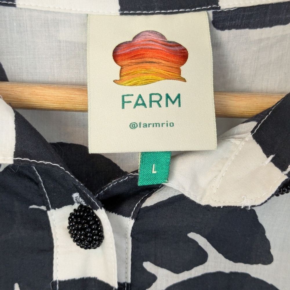 Farm Rio • Coconut Kimono Shirt - Picture 6 of 9